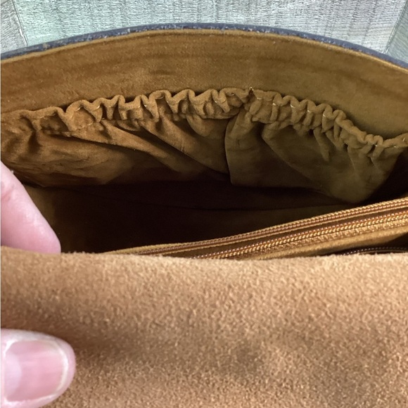 Patricia Nash Brinlee Saddle European  Map Crossbody Bag+ MATCHING COIN PURSE - Picture 7 of 12